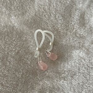 Pink Gemstone Nipple Decor